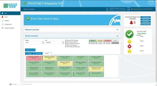 PROFINET-INspektor NT diagnostic and monitoring tool