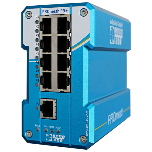[R-114110194] Rental - PROmesh P9+ | 9-Port Managed PROFINET/Industrial Ethernet Switch 